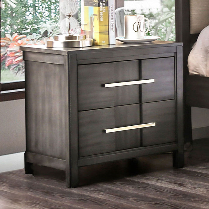 Nightstand With 2 Drawers Design