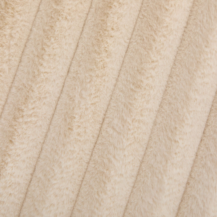 Modern Upholstered Round Ottoman Coffee Table With Storage Shelf