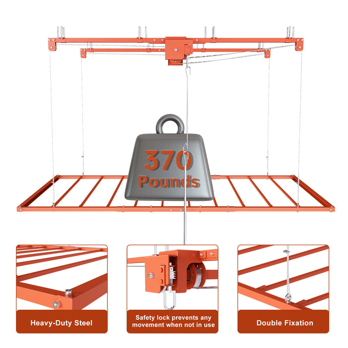 Overhead Garage Storage Rack For Ceilings
