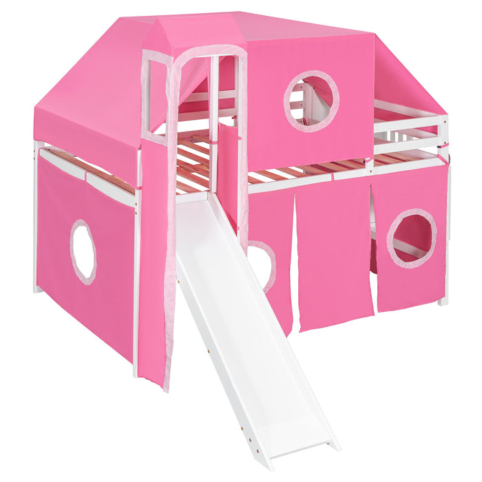 Loft Bed With Tent And Tower