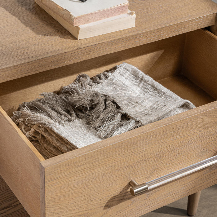 Alisen - 2 Drawer Nightstand - Napa Grove