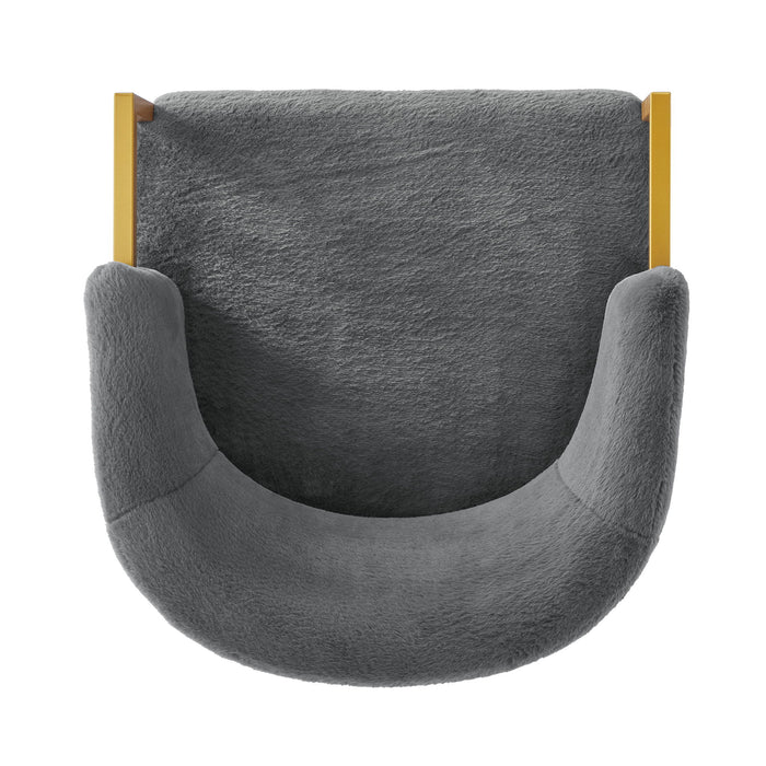 Upholstered Reading Accent Armchair For Living Room
