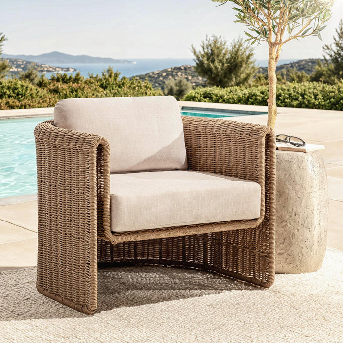 Rami - Outdoor Accent Chair - Natural