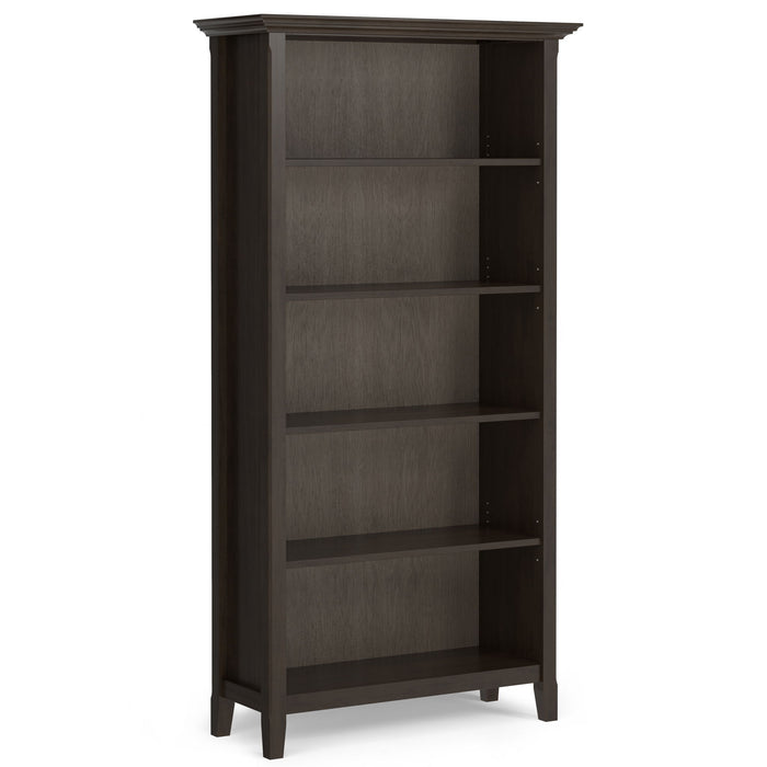 Amherst - 5 Shelf Bookcase - Brown