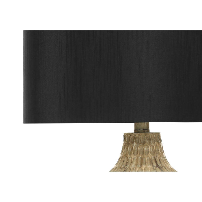 Lighting, Table Lamp, Resin, Contemporary - Brown