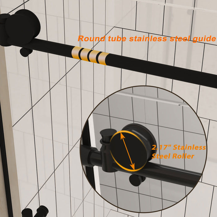 Frameless Shower Door With Handle
