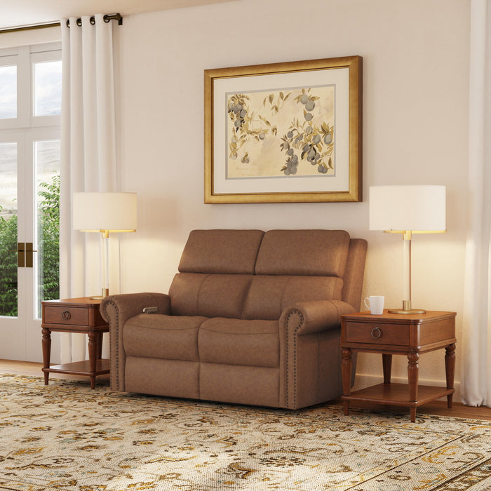 Bernard - Loveseat With Nailhead Trim
