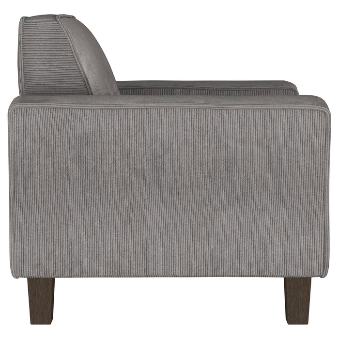 Dana - Track Arm Tufted Accent Chair