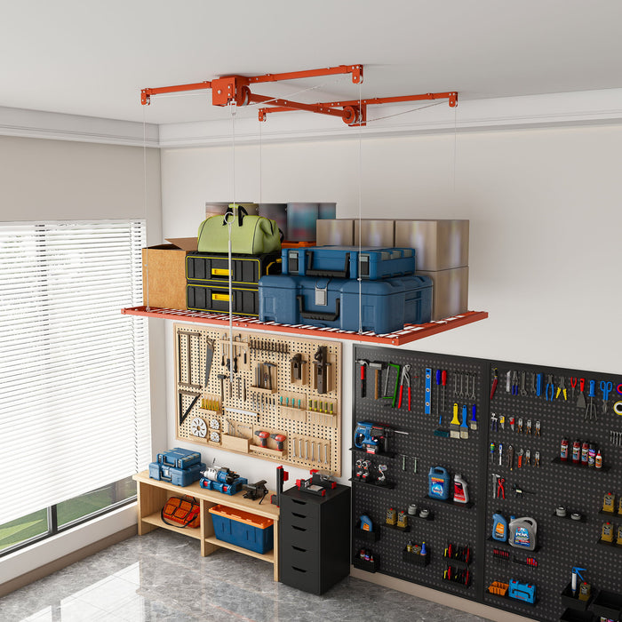 Overhead Garage Storage Rack