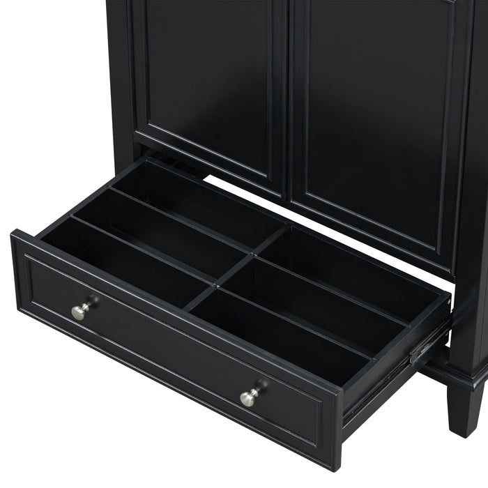 Modern Bathroom Vanity With Sink Combo, Multi Functional Cabinet With Doors And Drawer