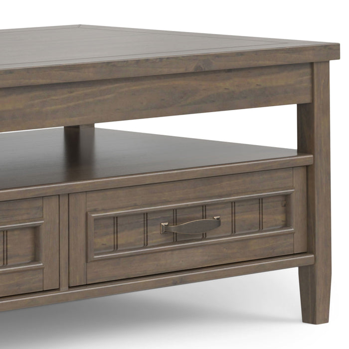 Lev - Lift Top Coffee Table - Smoky Brown