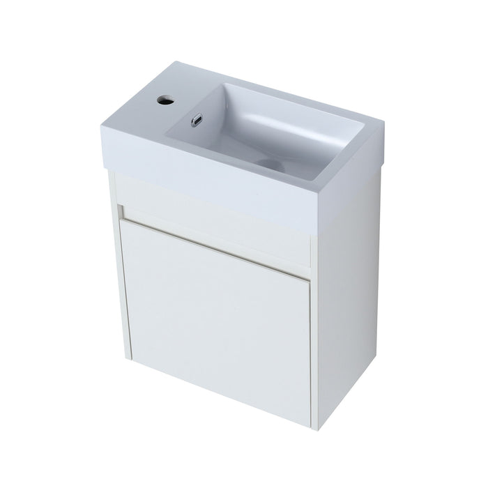 Sink Floating Bathroom Vanity With Soft Close Cabinet Door