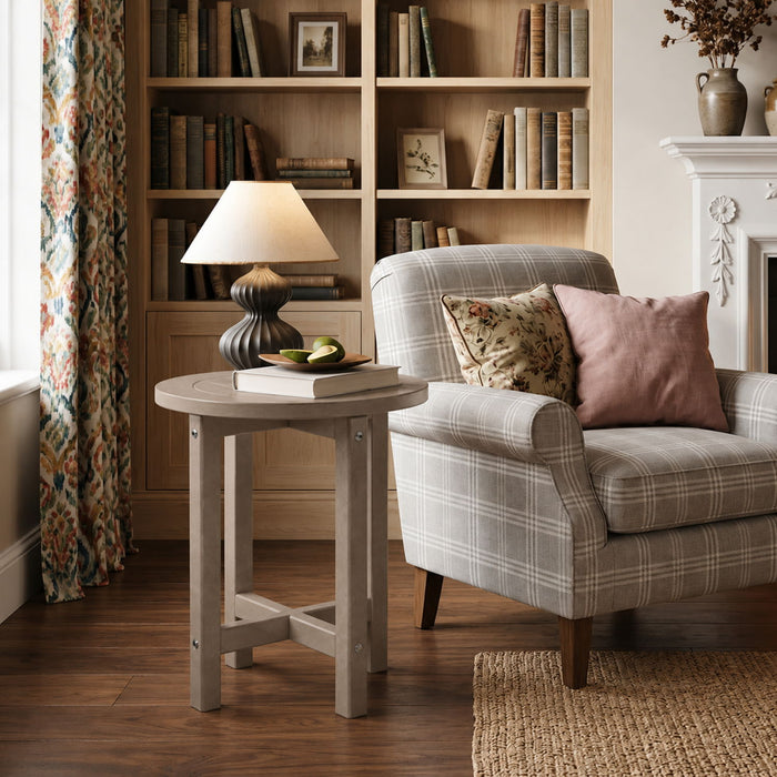 Round Outdoor Side Table