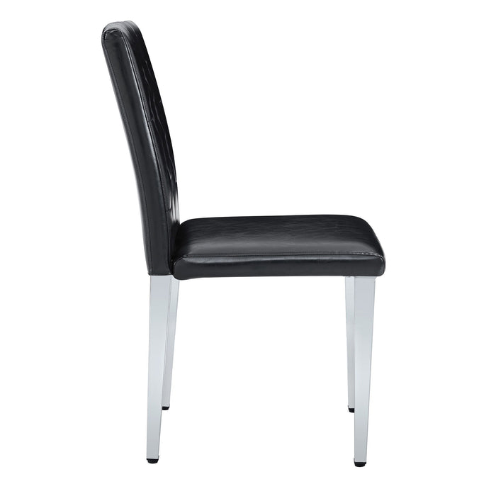 Dining Chairs With Ergonomic Buckle Backrest For Home