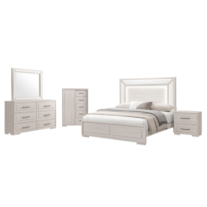 Ciara - Upholstered Mirror - Beige