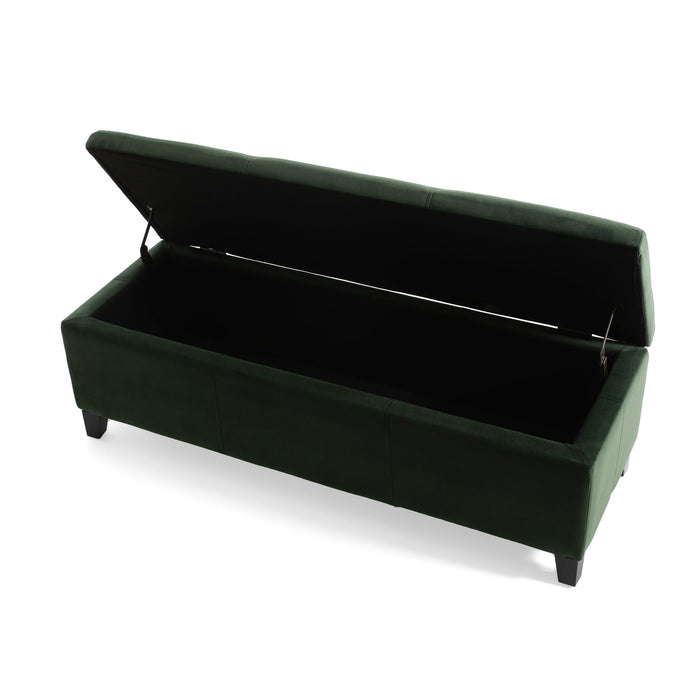 Glouster - Storage Ottoman - Retro Green
