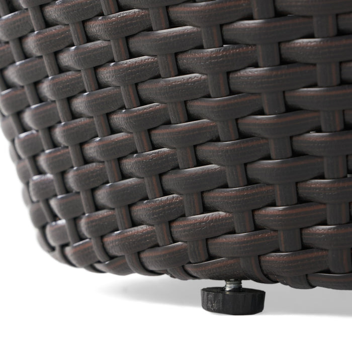 Outdoor Wicker Patio Side Table