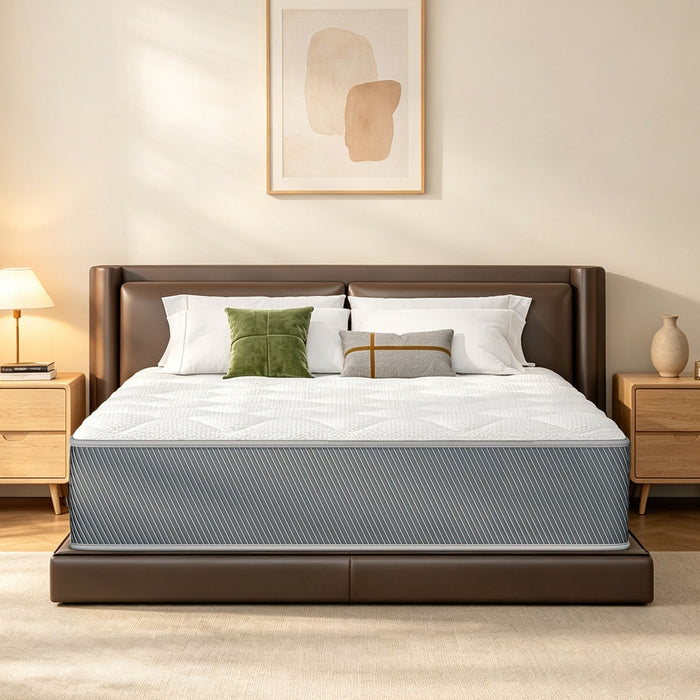 12" Hybrid Mattress With Individual Pocket Coils, Memory Foam
