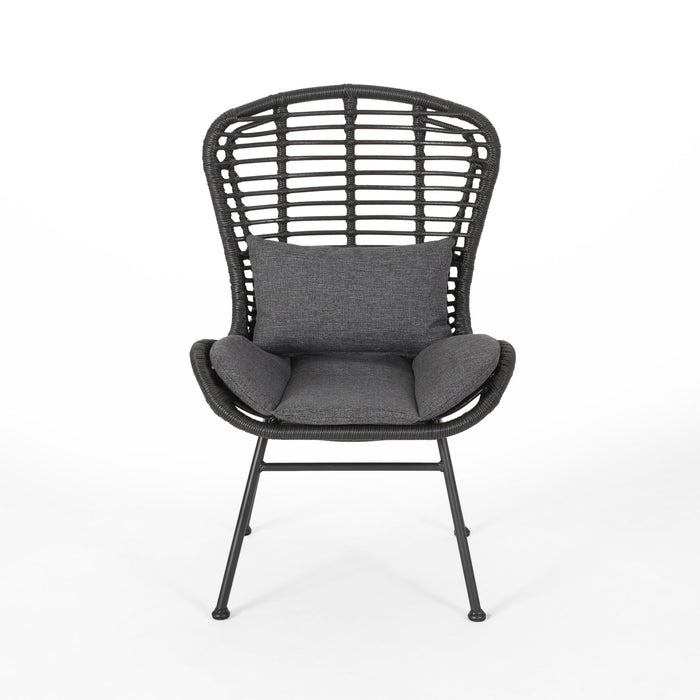 Calypso - Outdoor Chair With Water Resistance Cushion And Iron Frame