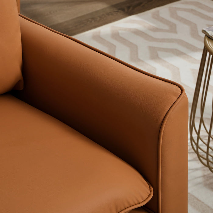 Nordic Retro Light Luxury Upholstered Sofa Chair