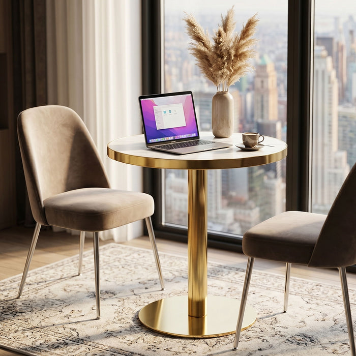 Modern Round Bistro Table