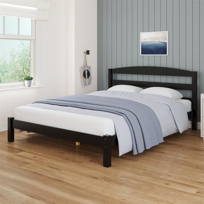 Leighton - Full Size Platform Bed, Low Profile Design - Black