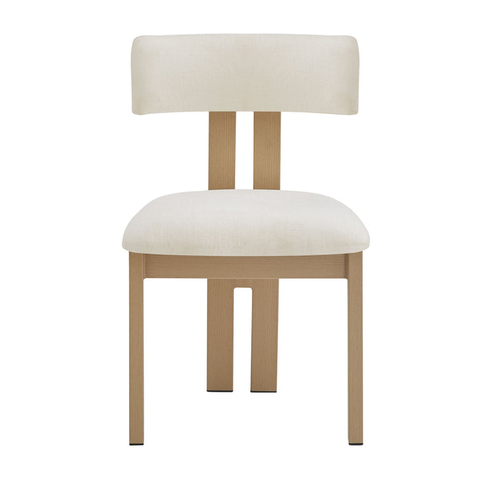 7 Piece Dining Set With Upholstered Armless Chairs And Table