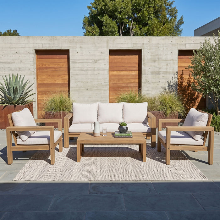 4 Piece Patio Sofa Set