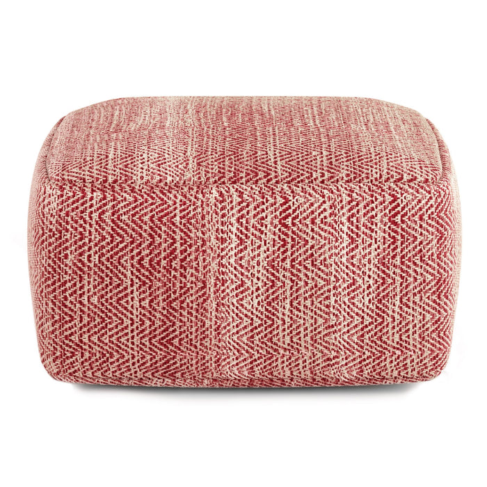 Nate - Handcrafted Square Pouf
