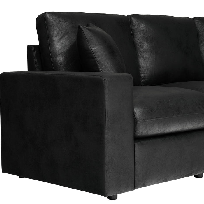 Sectional With 2 Ottomans