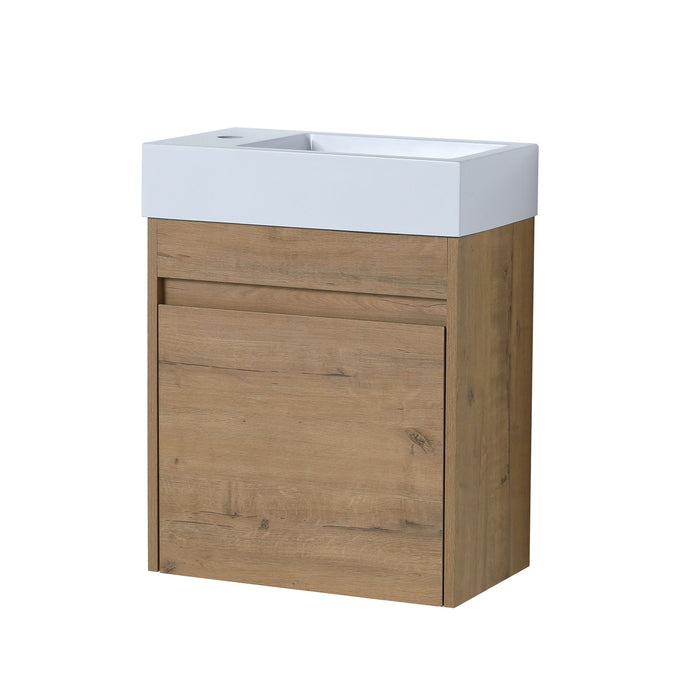 Sink Floating Bathroom Vanity With Soft Close Cabinet Door