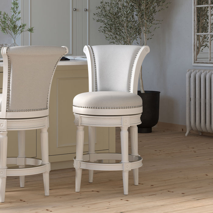 Swivel Barstool With High-Back