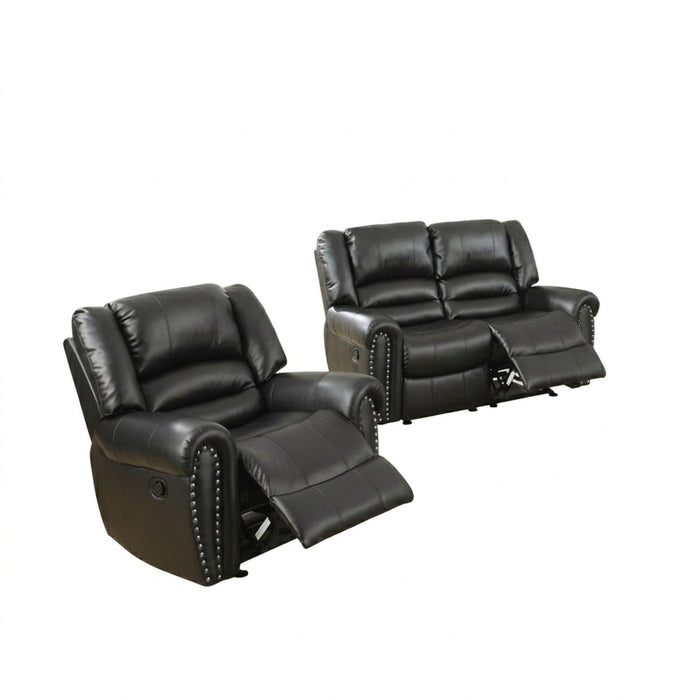 Modern Living Room Set With Nailhead Trim