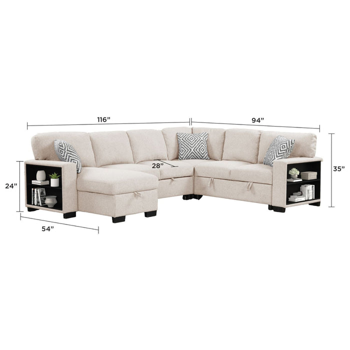 Cairo - Sectional With Pullout Sleeper