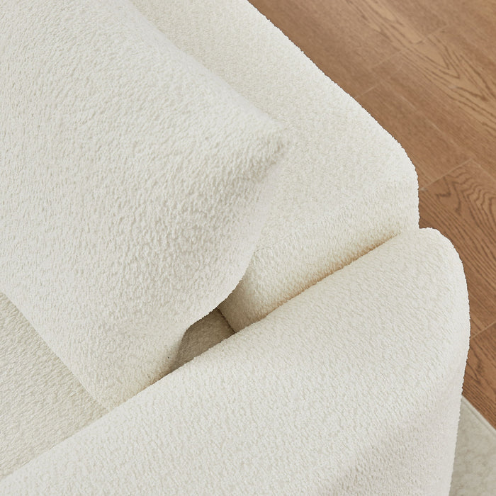 3 Seater With Thickened Armrests Sofa For Living Room