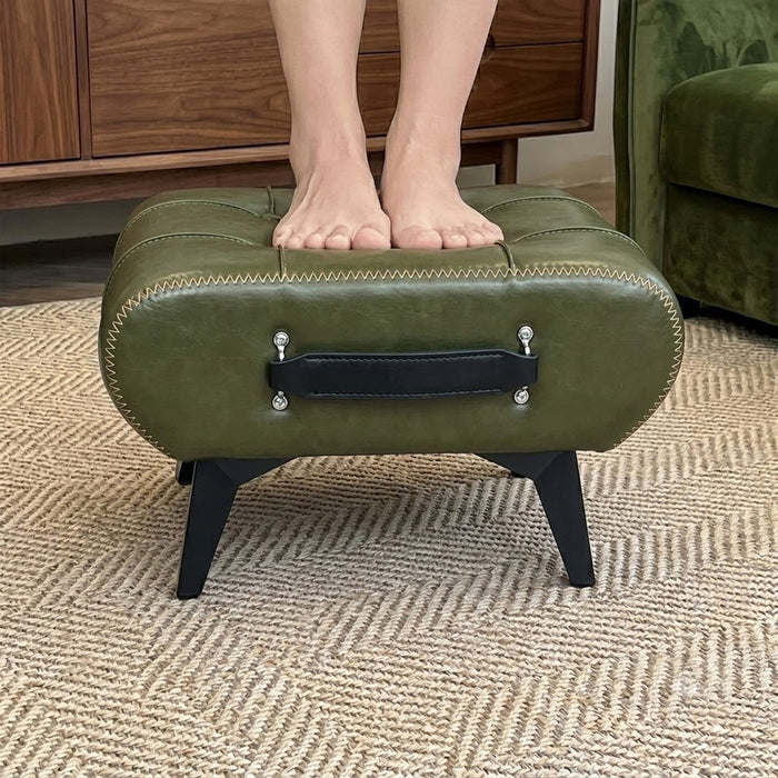 Minimalist Footstool With Hidden Storage