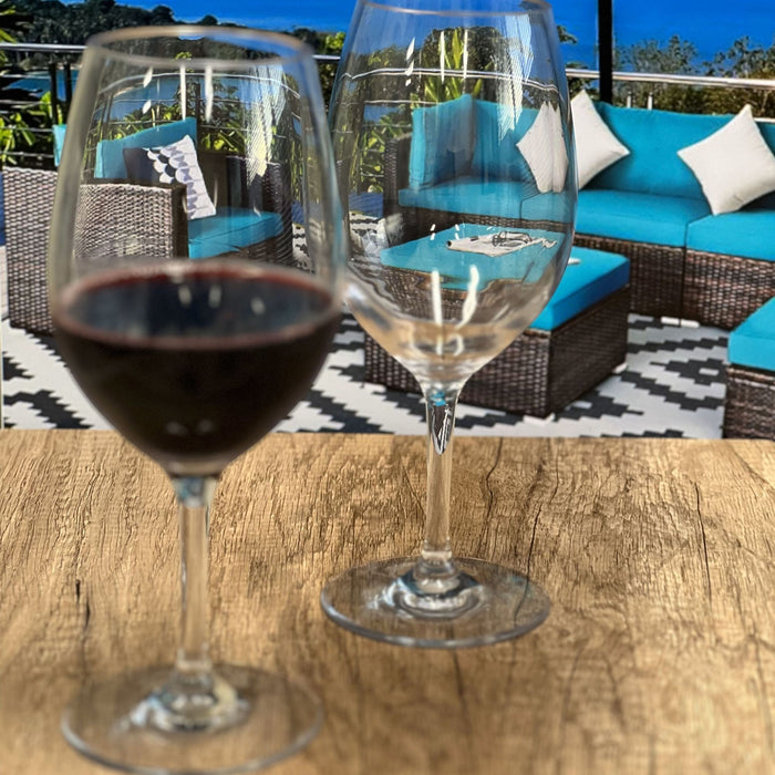 Leadingware Unbreakable Tritan Wine Glass (Set of 4), 20Oz, Bpa Free - Clear