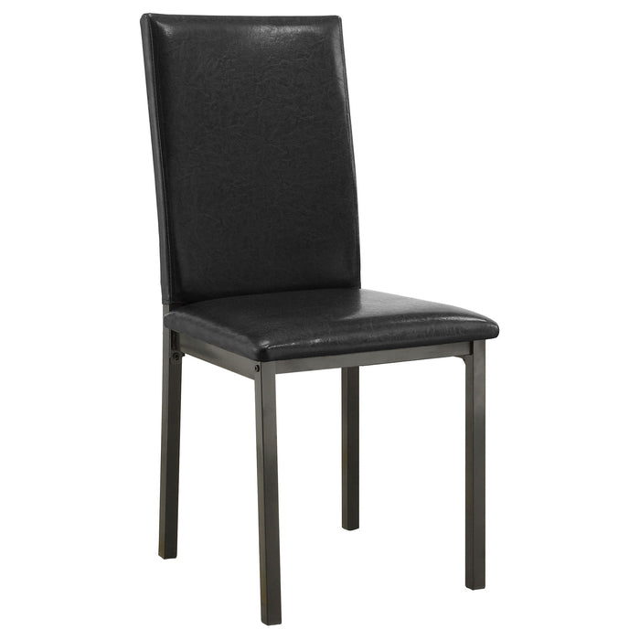 Upholstered Side Chair (Set of 2) - Black