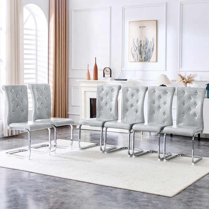 Elegant Design Upholstered Dining Chairs