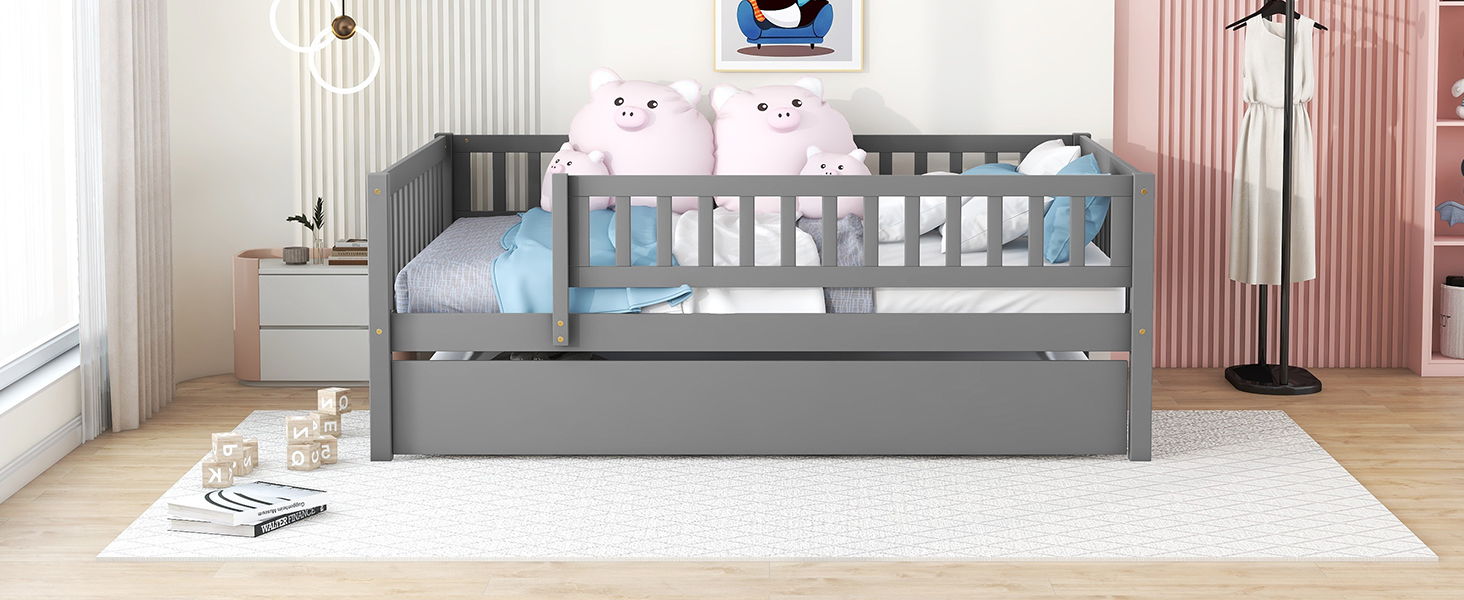 Multifunctional Wooden Daybed Bed