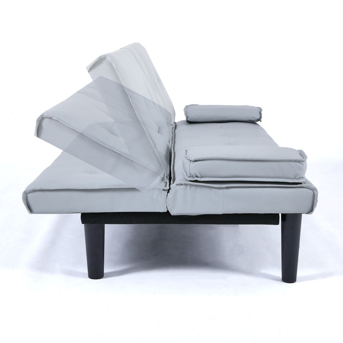 Sofa Bed With Foldable Design And Cup Holder