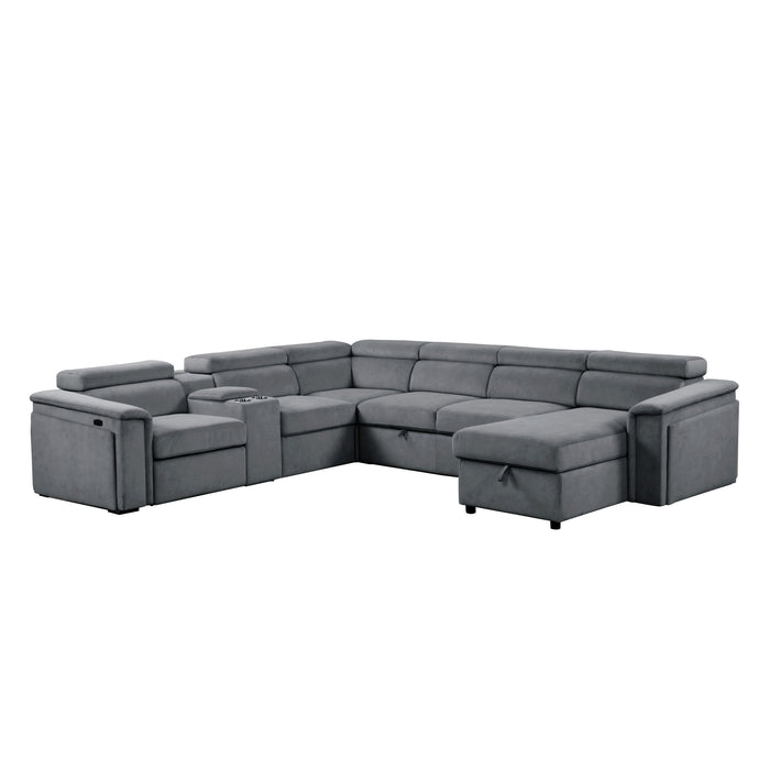Harvey - Power Recliner Sleeper Sectional