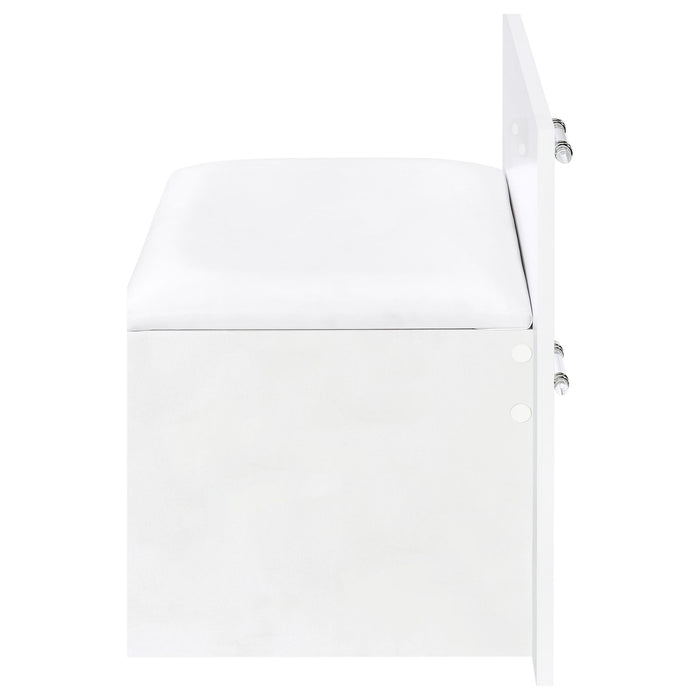 Kerr - 2 Drawer Makeup Vanity Table With Mirror And Stool