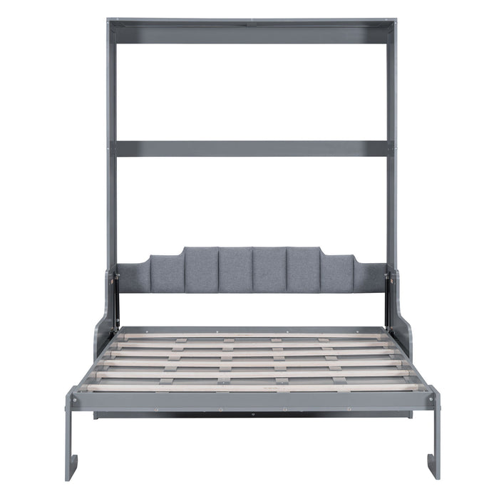 Murphy Wall Bed With Cushion, Space Saving Design, And Construction