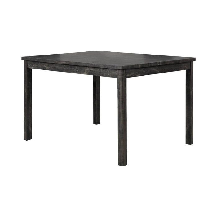 5 Piece Transitional Dining Set With Table And Upholstered Chairs