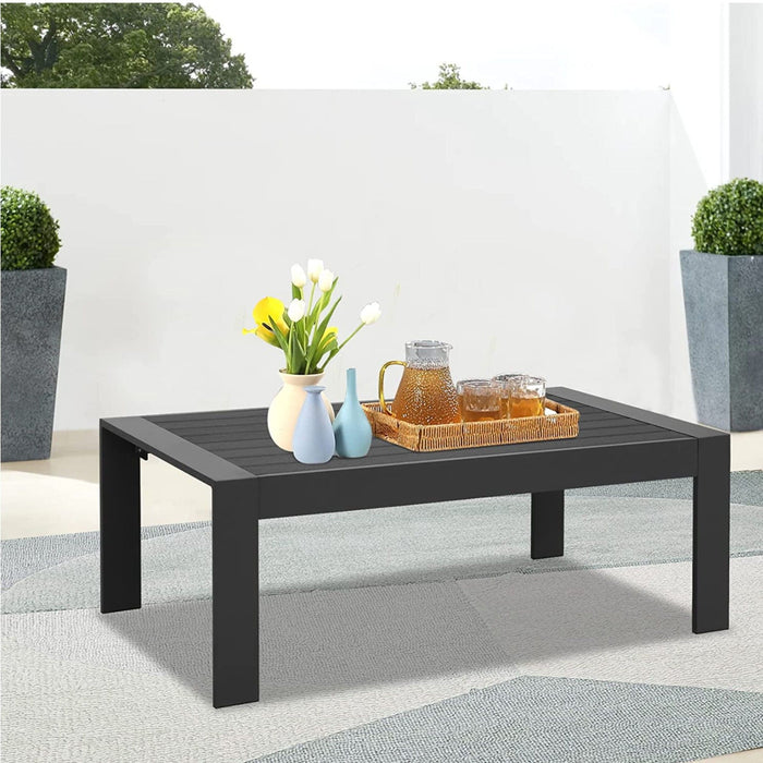 Modern Rectangle Outdoor Coffee Table