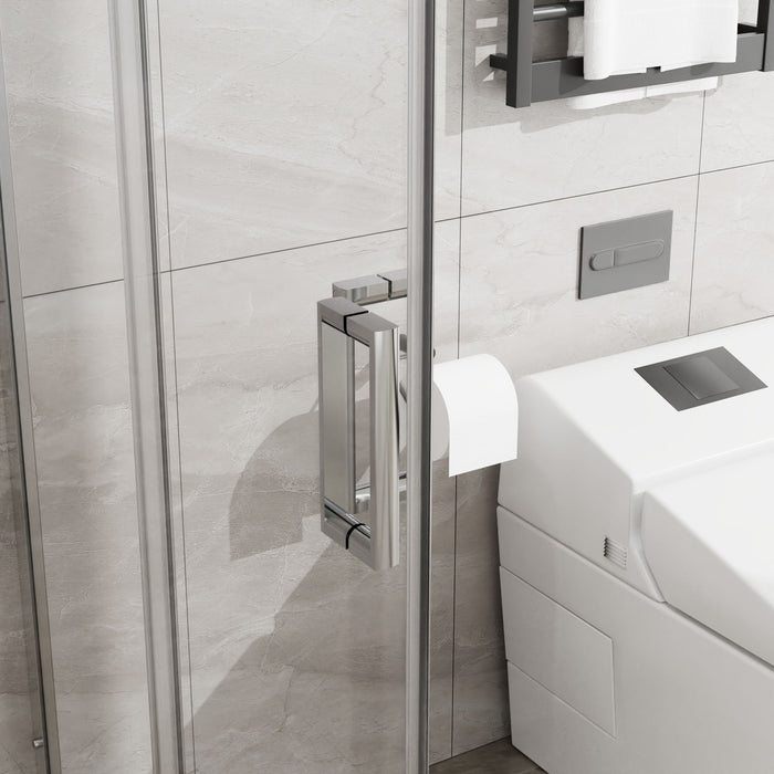 Square Corner Shower Enclosure, Adjustable Frame
