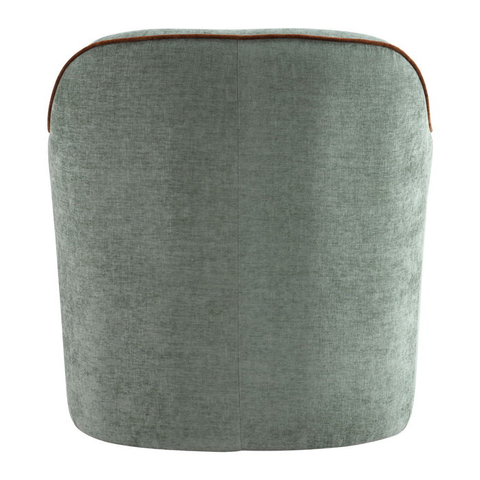 360° Swivel Accent Chair With Flared Arms