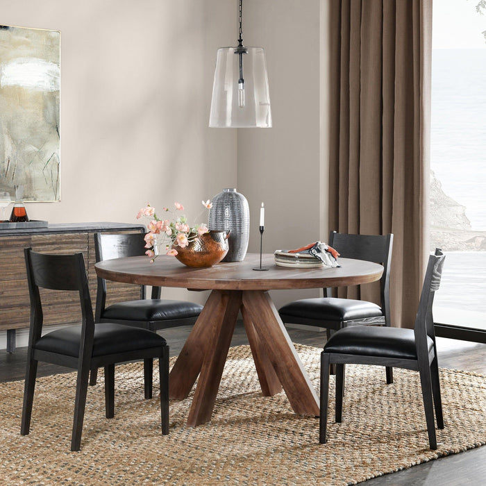 Rodrigo - Round Dining Table - Hickory Brown
