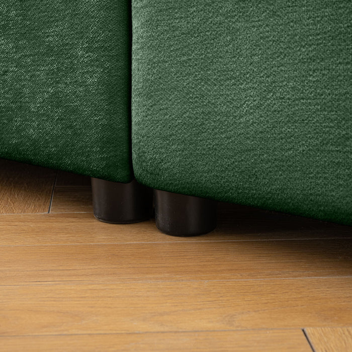 Modern Modular Sectional Sofa With Storag, Contemporary Cylindrical Design